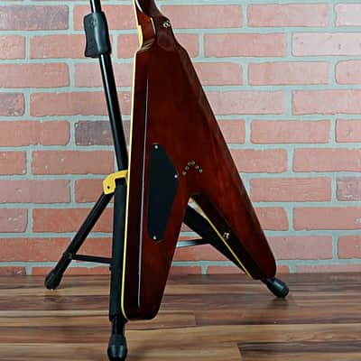 Dean V 79 Select Flame Top Vintage Sunburst With Matching Headstock Made in Korea 1999 With Case image 14