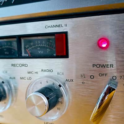 ReVox Vintage A77 - 4 track; [VERY GOOD CONDITION!], serviced ($670!!), original cover, Revox takeup reel, Revox 10.5 reel, original manual, extra tapes! image 6