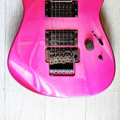 Kramer Glide B-6 (ESP made) end 1988 - 2nd half 1989 Flip Flop Magenta Metallic image 5