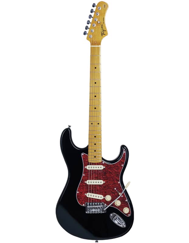 Tagima TG-530 Woodstock Series Strat Style Electric Guitar - Black image 1
