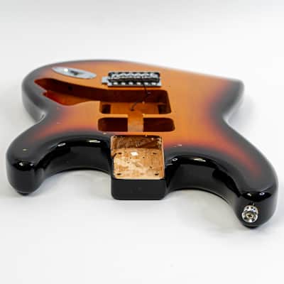 3-Tone Sunburst Stratocaster Body w/ Massive Route For Any Pickup Combo image 6