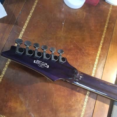 Ibanez SRGT 47 FM thru-neck spot model passive 24F 2003 - Translucent Purple image 17