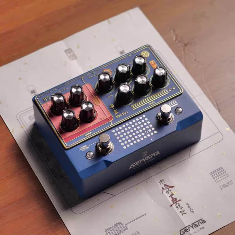 Gervana Xinhai Spring Reverb and Delay Effect Pedal,price include the import duty to US buyer image 1