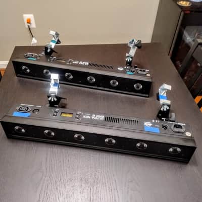 American DJ Ultra Hex Bar 6 RGBAW+UV LED Light Bar 2x Pair with Bag image 1
