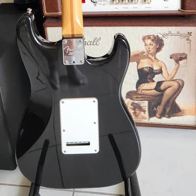 Fender Standard 1998  black GAUCHER LEFT HANDED image 9