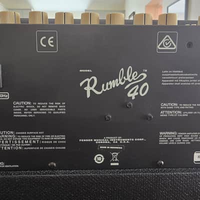 Fender Rumble 40 Early 20s - Black image 3