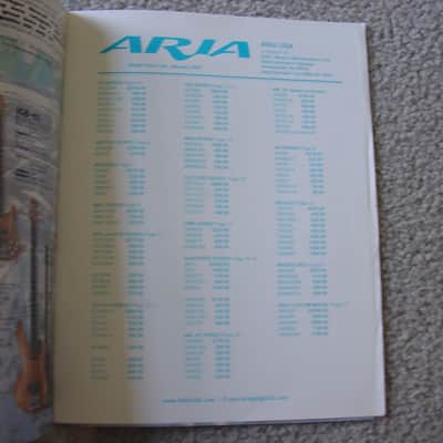 Aria 2000 Aria Guitar Catalog 2000's image 2