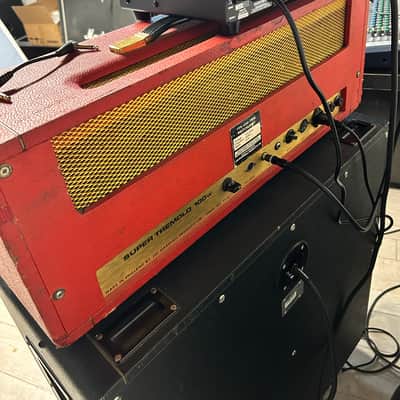 Marshall Super Tremolo 100W JMP (1959T) – 1971 – Original Red Tolex – Mustards & Drakes – AC/DC Era image 22