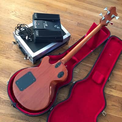 Hagstrom  Ampeg patch 2000 swede bass guitar 1976 Mahogany original vintage synth analog image 11