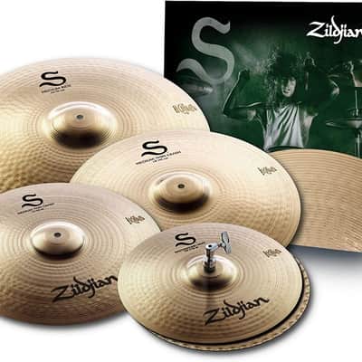 Zildjian S390 Zildjian S Series Performer Brilliant Bonus Set 14/16/18/20" Cymbal Pack w/FREE Gig Bag image 1