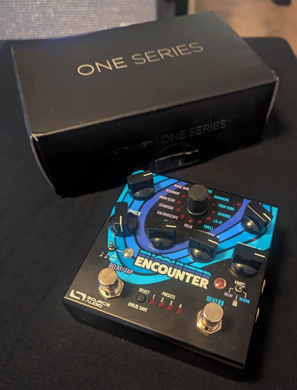Source Audio Encounter Ambient Delay / Reverb 2025 - Present - Black / Blue image 1
