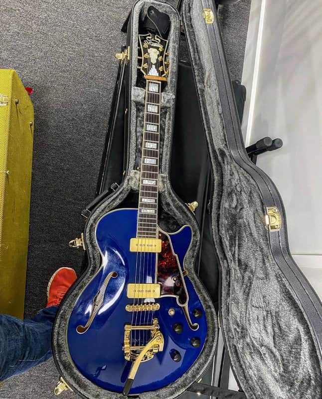 D'Angelico EX-SS Semi-Hollow with Stop-Bar Tailpiece image 1