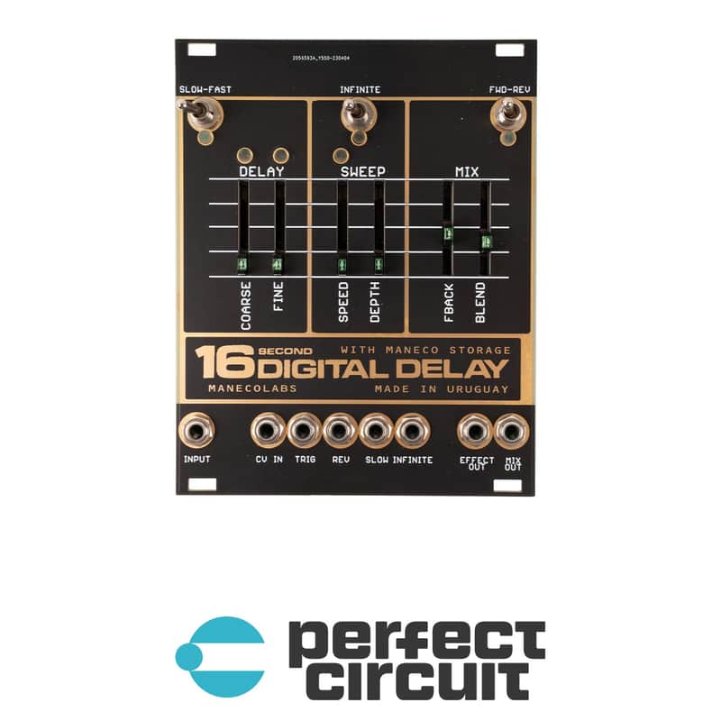 Maneco Labs Sixteen Seconds Delay Looping Delay (Eurorack) image 1