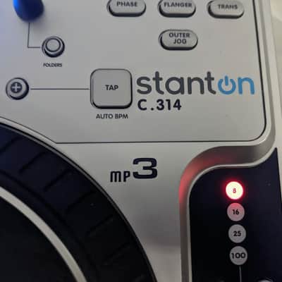 Stanton C.314 DJ Tabletop CD Player With Mp3 Playback Mixer Turntable - Working in Orig. Box image 9