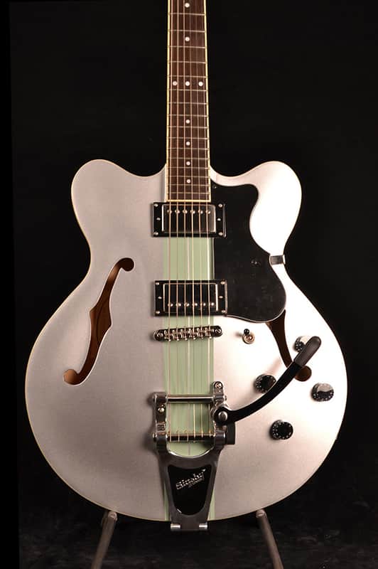 Hofner Limited Edition Contemporary Series Verythin 2015 - 2019 - Metallic Silver image 1