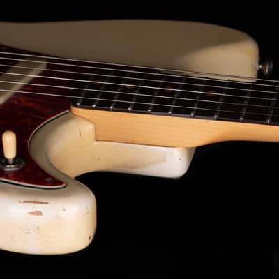 Vintage 1963 Fender Duo-Sonic Olympic White with OHSC image 16