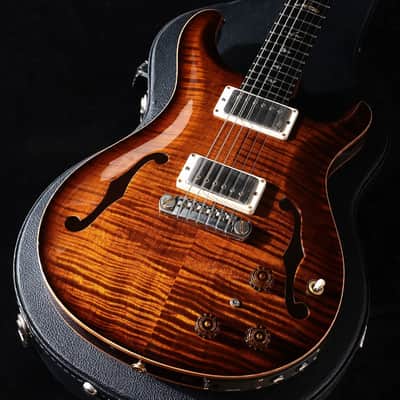 Paul Reed Smith (PRS) 2020 Wood Library Hollowbody II Piezo 10-Top Black Gold Burst Pattern Neck [20 0307130] (05/05) image 1