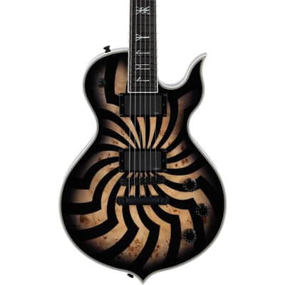 Wylde Audio Odin Grail Rawtop Bullseye Electric Guitar, Charcoal Burst image 5