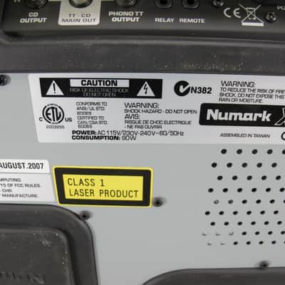 Numark X2 Hybrid Vinyl & CD / MP3 Direct Drive DJ Turntable Combo Unit image 8