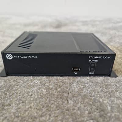 Atlona AT-UHD-EX-70C-RX – 4K HDBaseT Receiver – RS-232 & IR Control – Very Good image 1