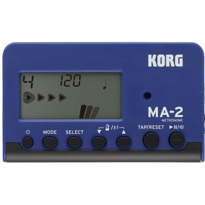 KORG MA-2 BL Digitales Metronom mit LCD-Nadelanzeige blau image 1