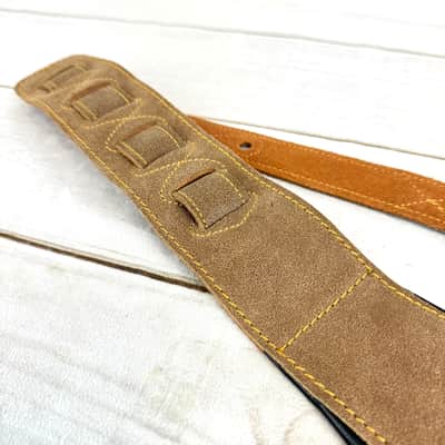 Walker and Williams C-22 Distressed Dark Brown Double Padded Premium Soft Leather Strap image 11