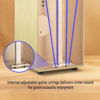 Cajon DCD-1K Wooden Drum Box with Soft Case Gig Bag image 2