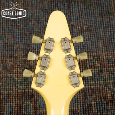 1993 Gibson Flying V '67 Reissue Alpine White w/ Case image 14
