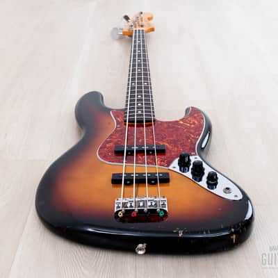 1989 Fender Jazz Bass ‘62 Vintage Reissue JB62-550 Sunburst 100% Original, Japan MIJ Fujigen image 10