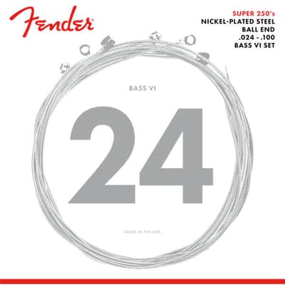 Fender 250B6 Bass VI Strings .024 - .100 image 4