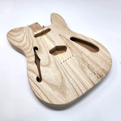 Brio 2 piece Roasted Swamp Ash Body "Thinline" T-Style - Unfinished image 5
