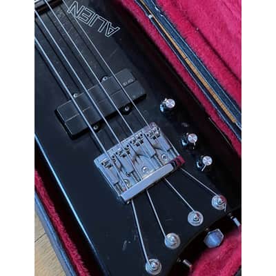 Hondo Alien Headless Electric Bass Guitar 1980s image 5