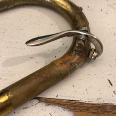 King 606 Student Model Tenor Trombone 1980's - 1990's - Clear-Lacquered Brass image 12