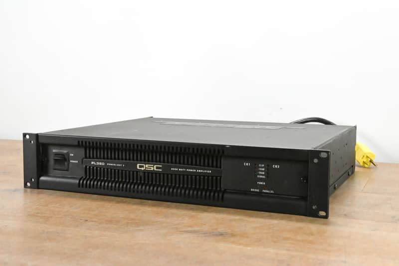 QSC PL380 Powerlight 3 Series 2-Channel Power Amplifier CG012GE image 1
