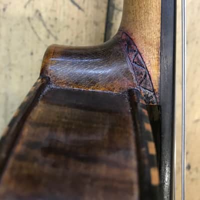 Antique violin Labelled "Jacob Stainer" Lionhead circa 1890 image 15