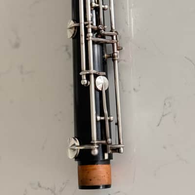 Kohlert & Co. Winnenden English Horn with original case. 1950s - Black stained grenadilla wood body and silver keys image 17
