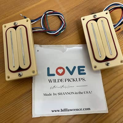 Wilde Pickups (Bill Lawrence) L500 R&L set Cream image 1