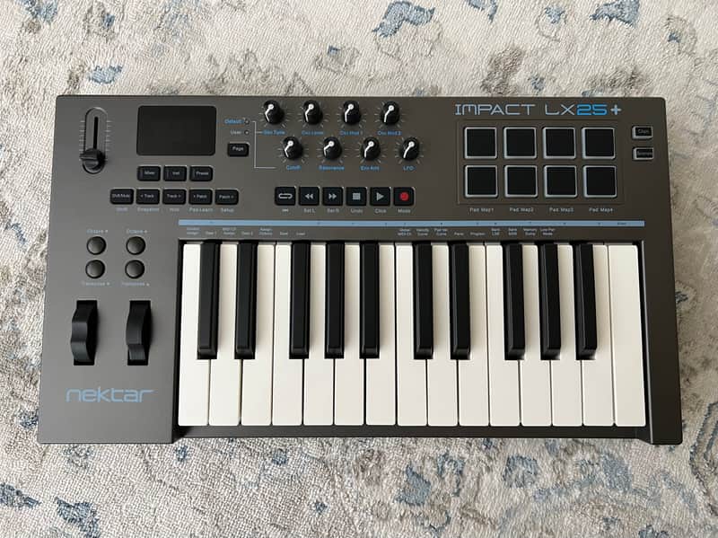Nektar Impact LX25+ USB MIDI Controller Keyboard image 1