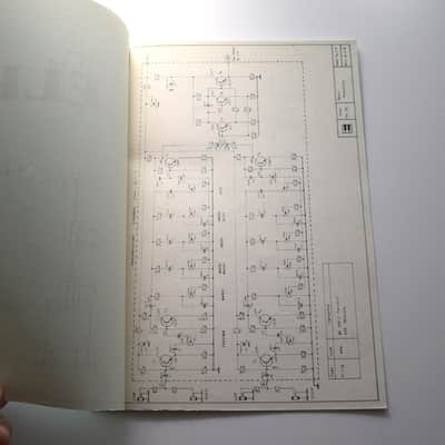 ELKA RM110 Service manual repair Schematic diagrams Schema R.M. 110 Power Amplifier image 3