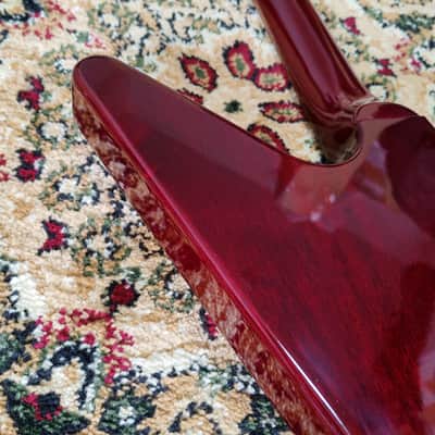 1991 Orville Explorer Gibson-Licensed Guitar, 100% Original, Japan Terada - Cherry image 19