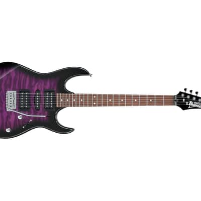 Used Ibanez GRX70QATVT GIO RX Electric Guitar - Transparent Violet Sunburst image 4