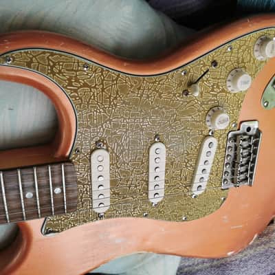 Gabe partscaster Stratocaster 2010 - Copper gold heavy relic image 3
