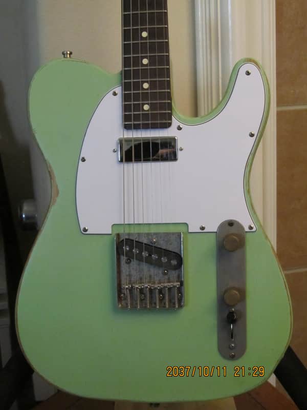 Modified Custom Telecaster 2016 - Seafoam Green image 1