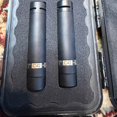 Josephson C42MP Small Diaphragm Cardioid Condenser Microphone Matched Pair 2010s - Black image 2