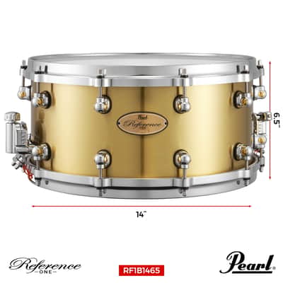 Reference One 14"X6.5" 3mm Cast Brass Snare Drum image 4