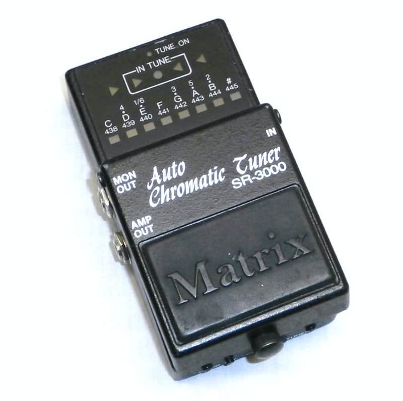 1990's Matrix SR-3000 Auto-Chromatic Electric Instrument Tuner Pedal image 1