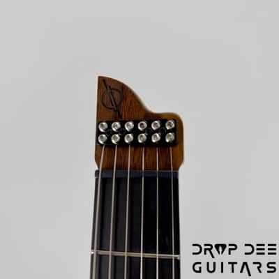 Infinia Neptune Headless Electric Guitar w/ Bag - Black Walnut image 12