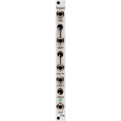 2hp Snare Eurorack Drum Module (Silver) image 2
