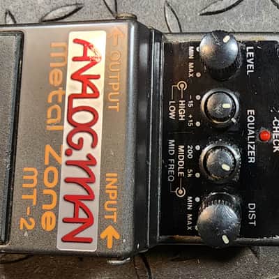 Boss Modded MT-2 Metal Zone Analogman Pro Mod Metal Distortion image 3
