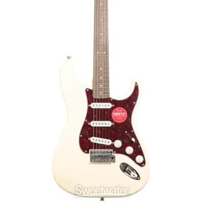 Squier Classic Vibe 70s Stratocaster Electric Guitar, with 2-Year Warranty, Olympic White, Laurel Fingerboard image 4